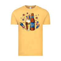 Vintage Mustard Just Here For The Light Vintage Tee - Jasminsmagicworld