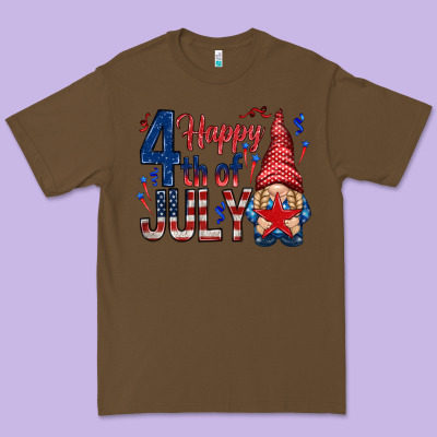 Happy 4th Of July With Gnome Premium Tee Designed By Howdyjamesfarm
