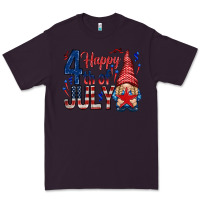 Plum Happy 4th Of July with gnome Premium Tee - HowdyJamesFarm