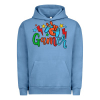 Pigment Pebble Blue gamer Urban Hoodie - JahusDesignShop