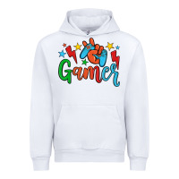 White gamer Urban Hoodie - JahusDesignShop