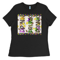 Black drink drunk drank tumbler 3 Ladies Tee - CowGirlArtShop