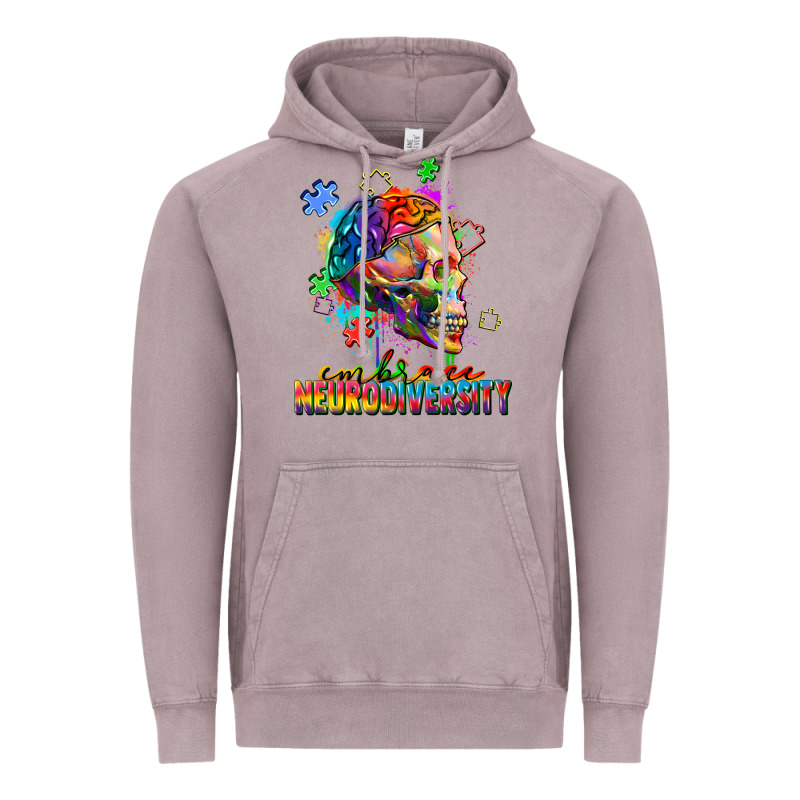 Embrace Neurodiversity Vintage Hoodie by FaDigitalArtStudio | Teevron