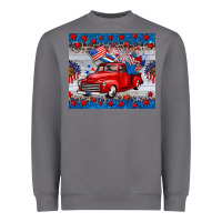 American Truck 4th Of July Tumbler Heavyweight Sweatshirt | Teevron