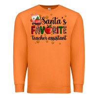 Carrot santa's favorite teacher assistant Premium Sweatshirt - AdoDesignShop