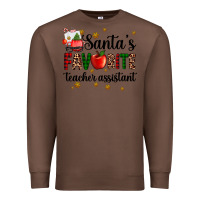 Chestnut santa's favorite teacher assistant Premium Sweatshirt - AdoDesignShop