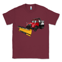 Burgundy snow plow Classic Tee - Artiststas