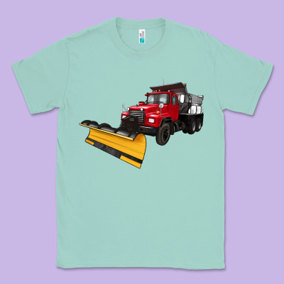 Snow Plow Classic Tee Designed By Artiststas