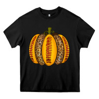 Black Softball Pumpkin Heavy Core Tee - texasbilliewilder