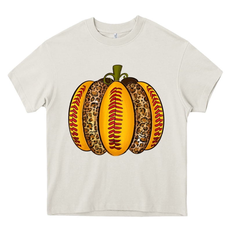 Softball Pumpkin Heavy Core Tee by texasbilliewilder | Teevron