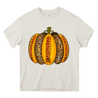 Cream Softball Pumpkin Heavy Core Tee - texasbilliewilder