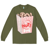 Army Green Peanuts Long Sleeve Tee - FaDigitalArtStudio