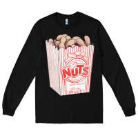Black Peanuts Long Sleeve Tee - FaDigitalArtStudio