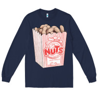 Navy Peanuts Long Sleeve Tee - FaDigitalArtStudio