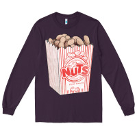 Plum Peanuts Long Sleeve Tee - FaDigitalArtStudio
