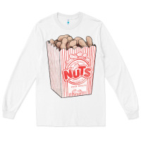 White Peanuts Long Sleeve Tee - FaDigitalArtStudio