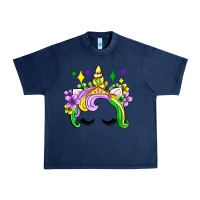 Navy unicorn mardi gras olivia Urban Heavy Tee - OliviaCreatesArt