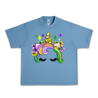Pebble Blue unicorn mardi gras olivia Urban Heavy Tee - OliviaCreatesArt