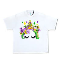 White unicorn mardi gras olivia Urban Heavy Tee - OliviaCreatesArt