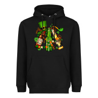 Black st patrick's beers flags and hat Heavyweight Hoodie - AdoDesignShop