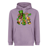 Lavender st patrick's beers flags and hat Heavyweight Hoodie - AdoDesignShop