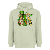Matcha st patrick's beers flags and hat Heavyweight Hoodie - AdoDesignShop