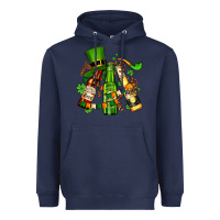 Navy st patrick's beers flags and hat Heavyweight Hoodie - AdoDesignShop