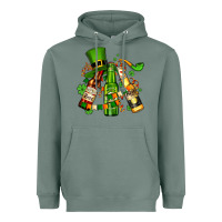 Sage st patrick's beers flags and hat Heavyweight Hoodie - AdoDesignShop