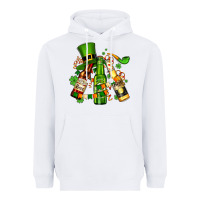 White st patrick's beers flags and hat Heavyweight Hoodie - AdoDesignShop
