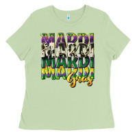 Matcha cowhide mardi gras Ladies Tee - CowGirlArtShop