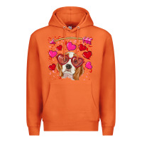 Carrot Valentines day  beagle Premium Hoodie - RanaPortraitStore