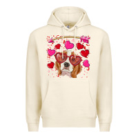 Tofu Valentines day  beagle Premium Hoodie - RanaPortraitStore