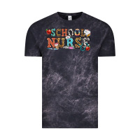 Cloud Black school nurse Vintage Tee - OliviaCreatesArt