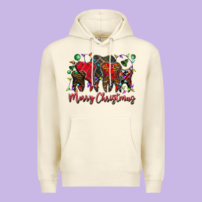 Merry Christmas Teeth Premium Hoodie Designed By Cowhidedigitalart