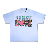 Grape Ice let all that you do be done in love Urban Heavy Tee - OliviaCreatesArt