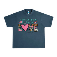 Midnight Navy let all that you do be done in love Urban Heavy Tee - OliviaCreatesArt