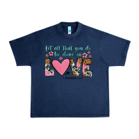 Navy let all that you do be done in love Urban Heavy Tee - OliviaCreatesArt
