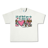 Pistachio let all that you do be done in love Urban Heavy Tee - OliviaCreatesArt