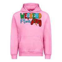Fuchsia Pink weekend plans Urban Hoodie - JahusDesignShop