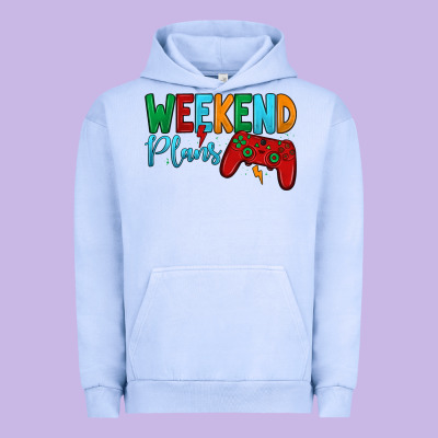 Weekend Plans Urban Hoodie Designed By Jahusdesignshop