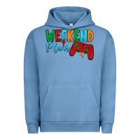 Pigment Pebble Blue weekend plans Urban Hoodie - JahusDesignShop