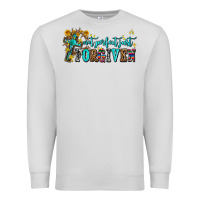 Dove Grey not perfect just forgıven Premium Sweatshirt - AdoDesignShop