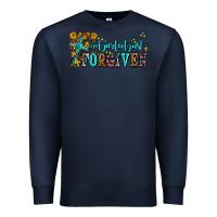 Navy not perfect just forgıven Premium Sweatshirt - AdoDesignShop