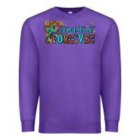 Purple not perfect just forgıven Premium Sweatshirt - AdoDesignShop