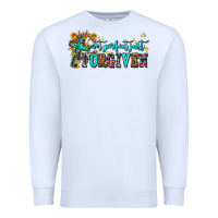 White not perfect just forgıven Premium Sweatshirt - AdoDesignShop