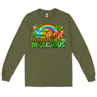 Army Green magically delicious St. Patricks Day Long Sleeve Tee - FaDigitalArtStudio