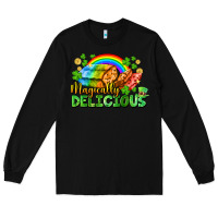Black magically delicious St. Patricks Day Long Sleeve Tee - FaDigitalArtStudio