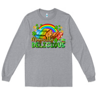 Heather Grey magically delicious St. Patricks Day Long Sleeve Tee - FaDigitalArtStudio