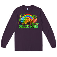 Plum magically delicious St. Patricks Day Long Sleeve Tee - FaDigitalArtStudio