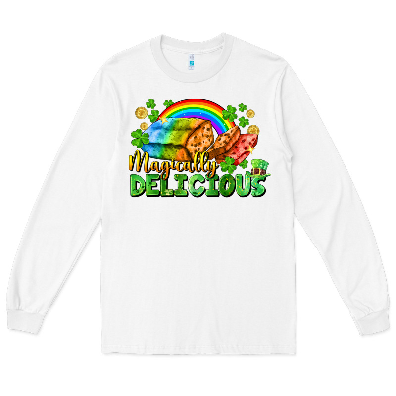 Magically Delicious St. Patricks Day Long Sleeve Tee by FaDigitalArtStudio | Teevron